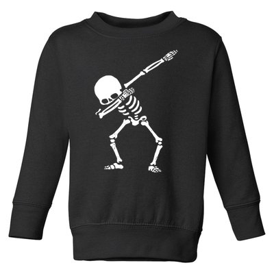 Dabbing Skeleton Toddler Sweatshirt