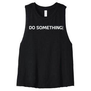 Do Something Women's Racerback Cropped Tank