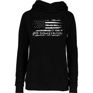 Do Something  DonT Boo Vote Womens Funnel Neck Pullover Hood