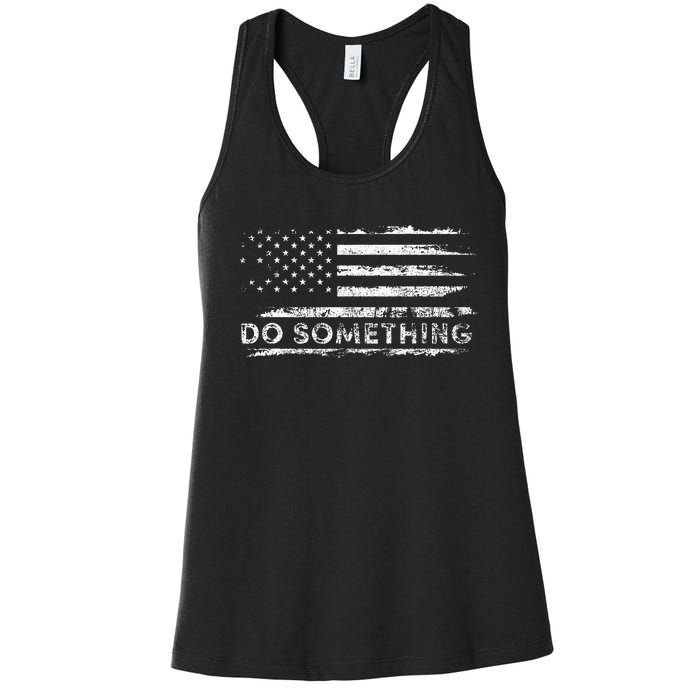 Do Something  DonT Boo Vote Women's Racerback Tank