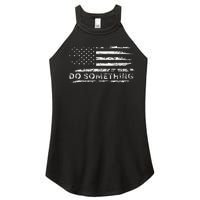 Do Something  DonT Boo Vote Women's Perfect Tri Rocker Tank