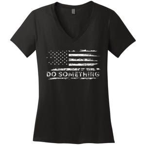 Do Something  DonT Boo Vote Women's V-Neck T-Shirt