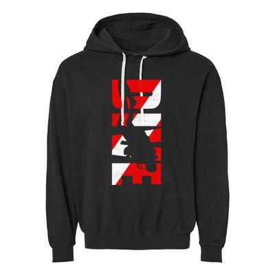 Dive Scuba Diving Apparel Scuba Diving Garment-Dyed Fleece Hoodie