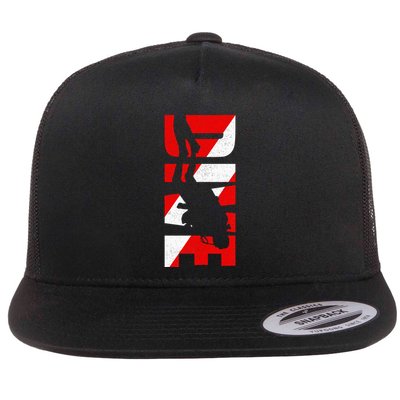 Dive Scuba Diving Apparel Scuba Diving Flatbill Hat