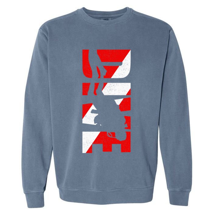 Dive Scuba Diving Apparel Scuba Diving Garment-Dyed Sweatshirt
