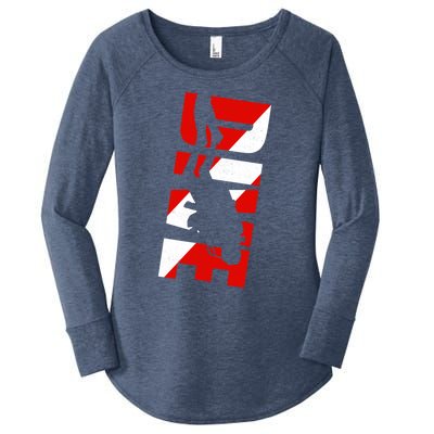 Dive Scuba Diving Gift Scuba Diving Gift Women's Perfect Tri Tunic Long Sleeve Shirt