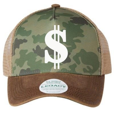 Dollar Sign Legacy Tie Dye Trucker Hat