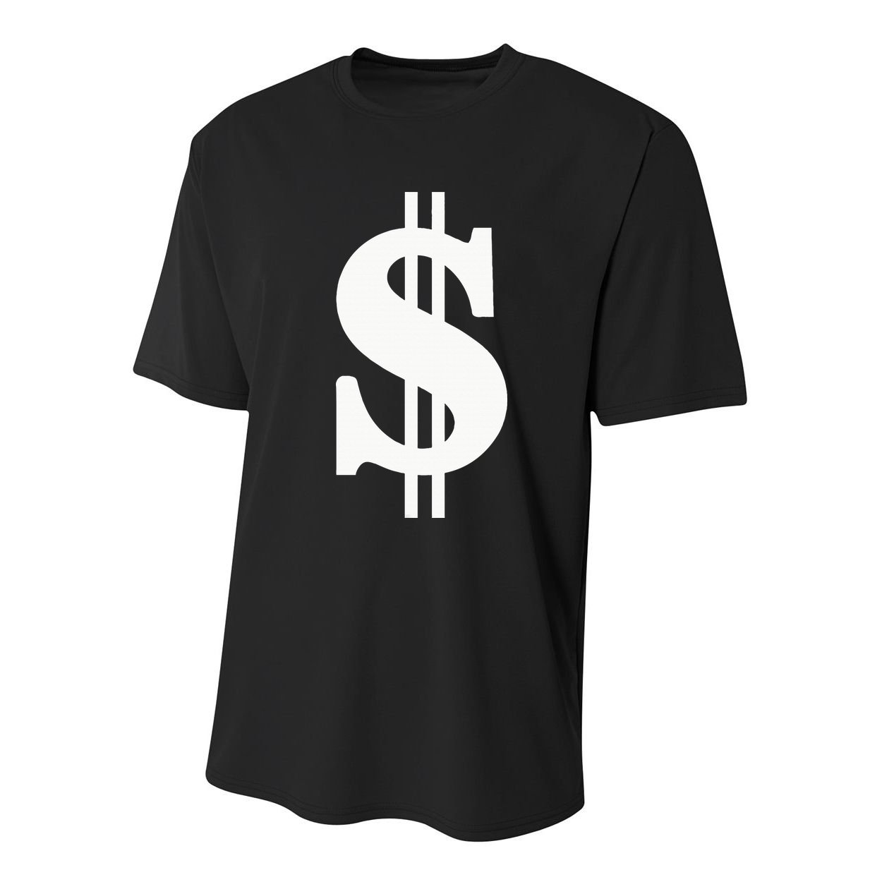 Dollar Sign Youth Performance Sprint T-Shirt