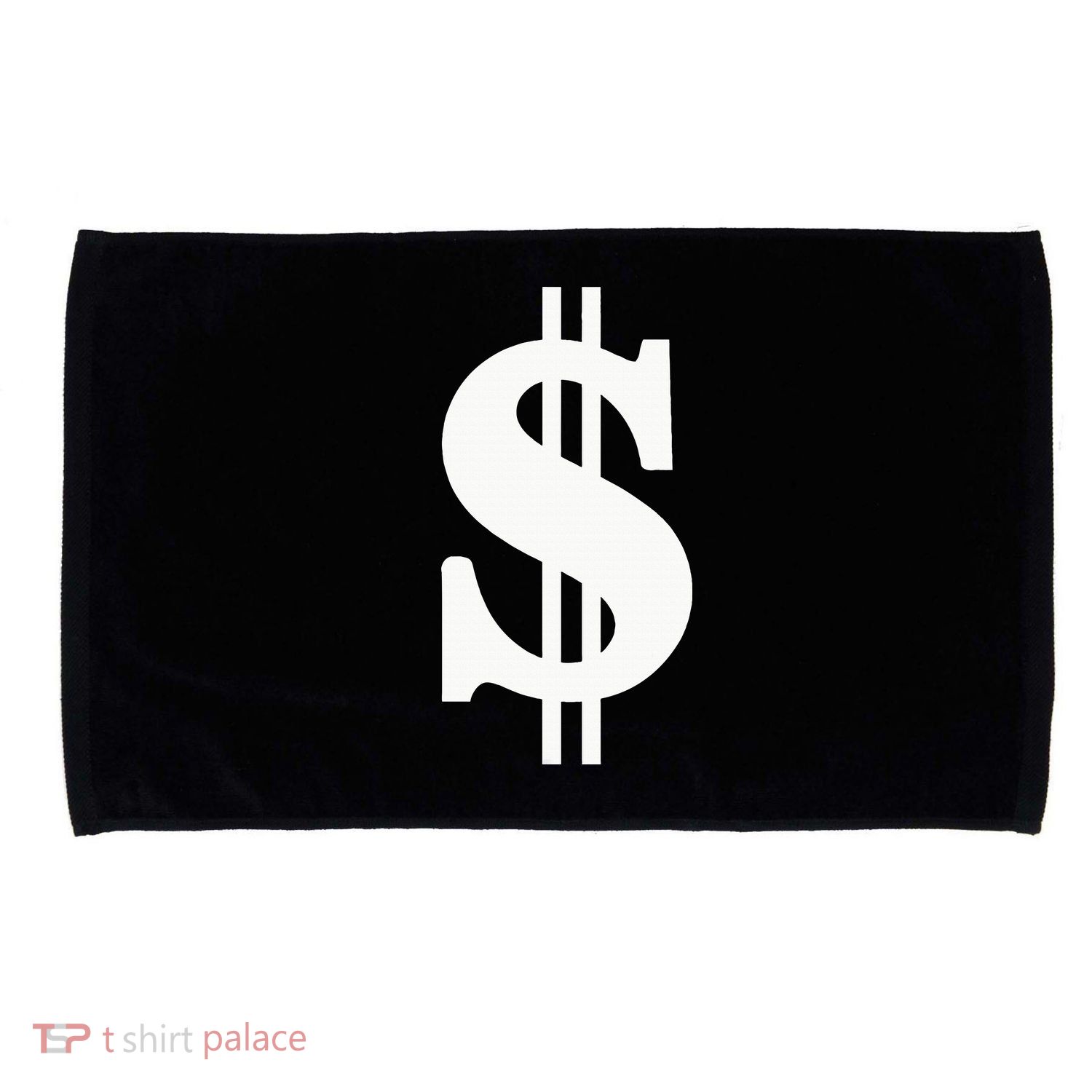 Dollar Sign Microfiber Hand Towel