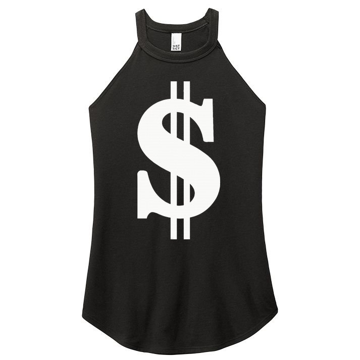 Dollar Sign Women's Perfect Tri Rocker Tank