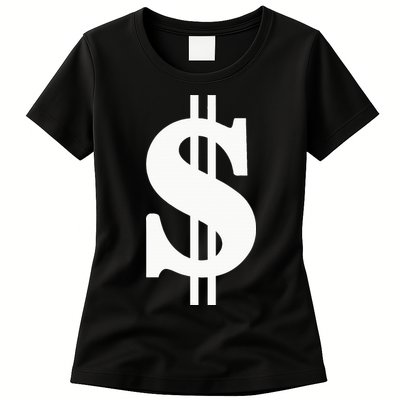 Dollar Sign Womens T-Shirt