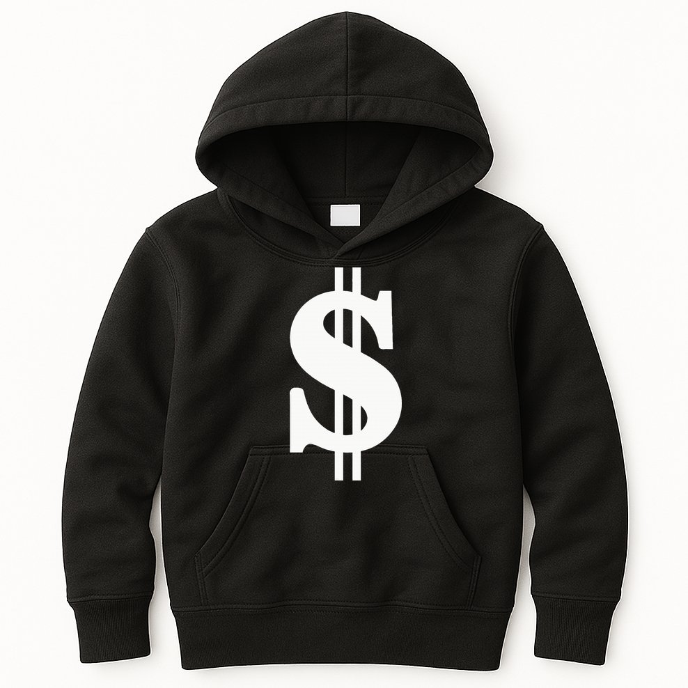 Dollar Sign Kids Hoodie