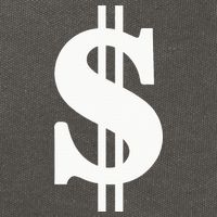 Dollar Sign Cotton Canvas Backpack