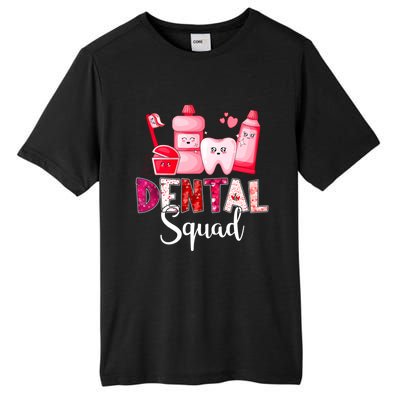 Dental Squad Dental Assistant Dentist Happy Valentine's Day Cool Gift Tall Fusion ChromaSoft Performance T-Shirt