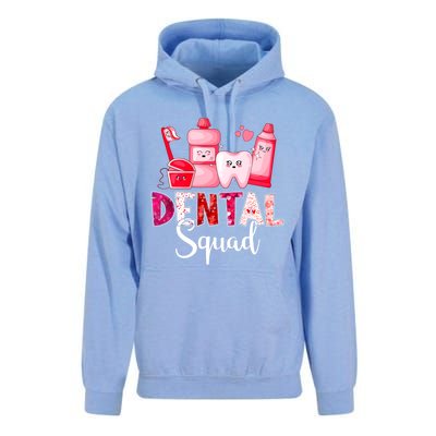 Dental Squad Dental Assistant Dentist Happy Valentine's Day Cool Gift Unisex Surf Hoodie