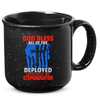 Deployed Stepdaughter Design For Stepmom Or Stepdad Gift 15oz Campfire Ceramic Mug