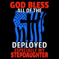 Deployed Stepdaughter Design For Stepmom Or Stepdad Gift Drawstring Bag