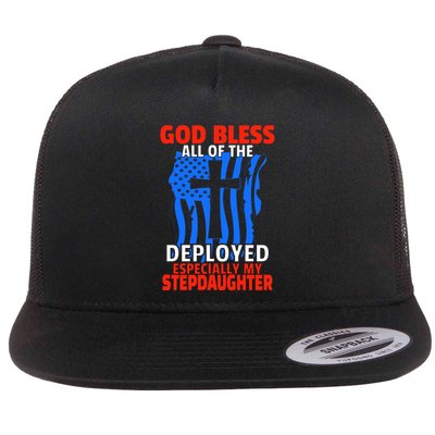 Deployed Stepdaughter Design For Stepmom Or Stepdad Gift Flatbill Hat