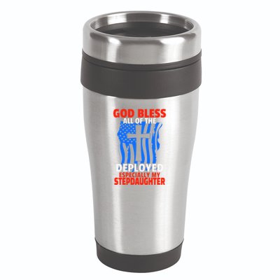 Deployed Stepdaughter Design For Stepmom Or Stepdad Gift 16oz Travel Tumbler