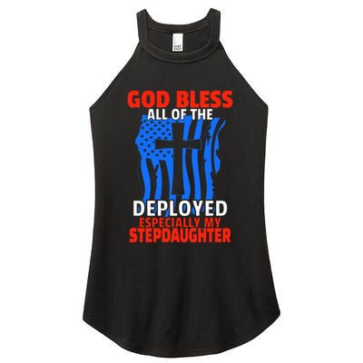 Deployed Stepdaughter Design For Stepmom Or Stepdad Gift Women's Perfect Tri Rocker Tank