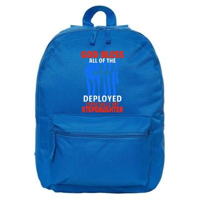 Deployed Stepdaughter Design For Stepmom Or Stepdad Gift 16 in Basic Backpack