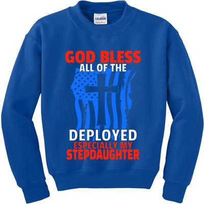 Deployed Stepdaughter Design For Stepmom Or Stepdad Gift Kids Sweatshirt