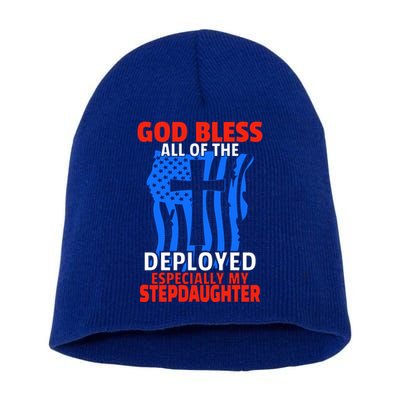 Deployed Stepdaughter Design For Stepmom Or Stepdad Gift Short Acrylic Beanie