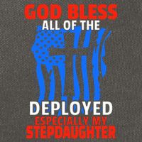 Deployed Stepdaughter Design For Stepmom Or Stepdad Gift Cotton Canvas Backpack