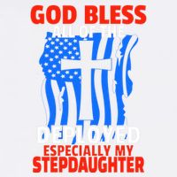 Deployed Stepdaughter Design For Stepmom Or Stepdad Gift Garment-Dyed Sweatshirt