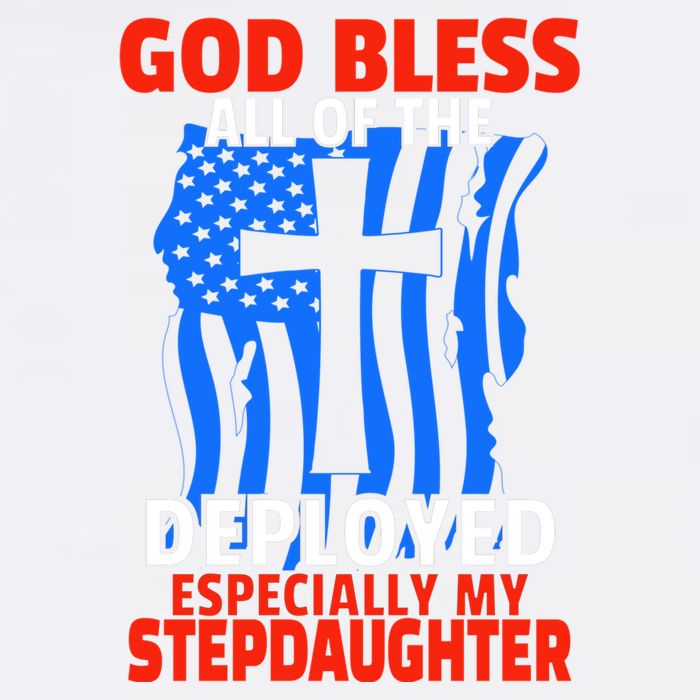 Deployed Stepdaughter Design For Stepmom Or Stepdad Gift Garment-Dyed Sweatshirt