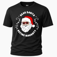 Dear Santa Define Naughty Funny St Nick Claus Christmas Cooling Performance Crew T-Shirt