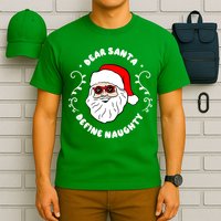 Dear Santa Define Naughty Funny St Nick Claus Christmas T-Shirt