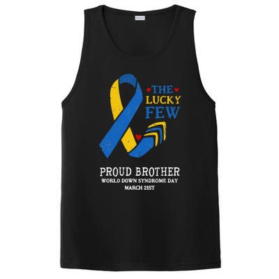 Down Syndrome Day March 21st Ribbon Gift For Proud Brother PosiCharge Competitor Tank