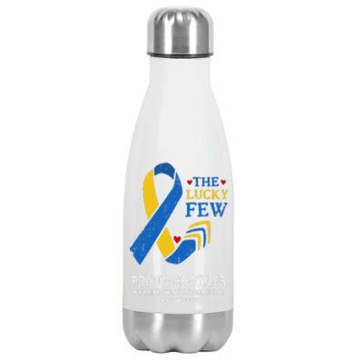 Down Syndrome Day March 21st Ribbon Gift For Proud Brother Stainless Steel Insulated Water Bottle