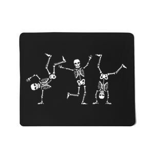 Dancing Skeletons Dance Challenge Halloween Scary Skeleton Mousepad