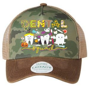 Dental Squad Dentist Witch Halloween Boos Crew Costume Legacy Tie Dye Trucker Hat