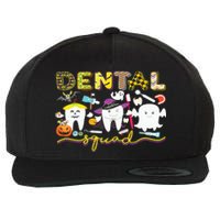 Dental Squad Dentist Witch Halloween Boos Crew Costume Wool Snapback Cap