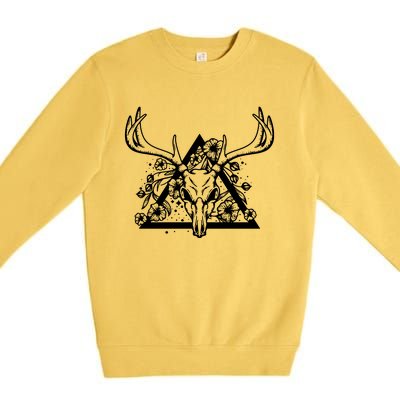 Deer Skull Premium Crewneck Sweatshirt