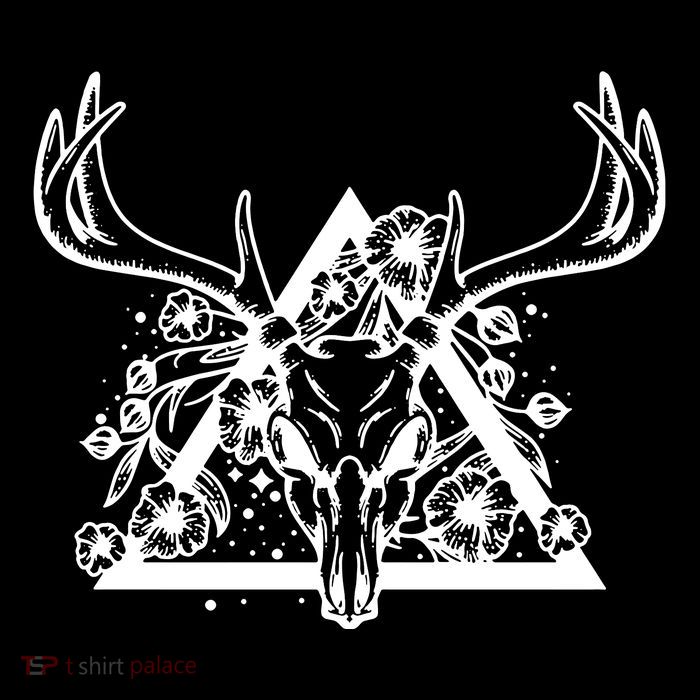 Deer Skull Button