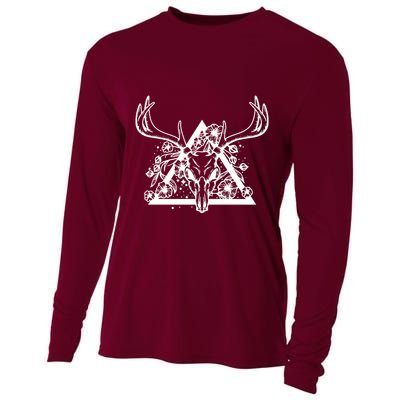Deer Skull Cooling Performance Long Sleeve Crew
