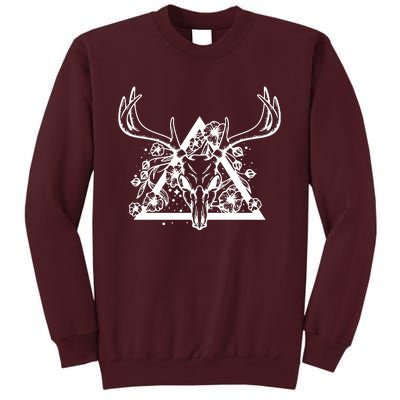 Deer Skull Tall Sweatshirt