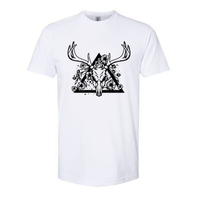 Deer Skull Softstyle CVC T-Shirt