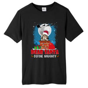 Dear Santa Define Naughty Shih Tzu Dog Funny Christmas Gift Tall Fusion ChromaSoft Performance T-Shirt