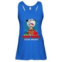 Dear Santa Define Naughty Shih Tzu Dog Funny Christmas Gift Ladies Essential Flowy Tank