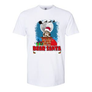 Dear Santa Define Naughty Shih Tzu Dog Funny Christmas Gift Softstyle CVC T-Shirt