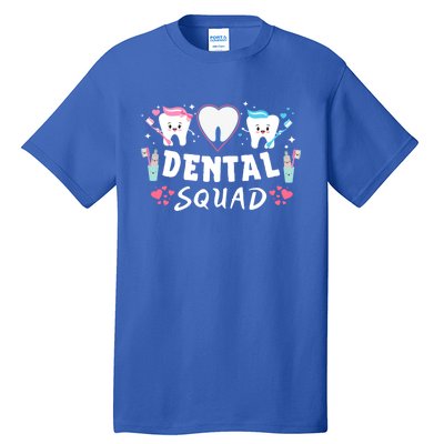 Dental Squad Dental Assistant Happy Valentine's Day Cute Gift Tall T-Shirt