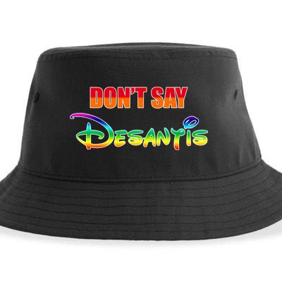 Dont Say Desantis Anti Florida Sustainable Bucket Hat