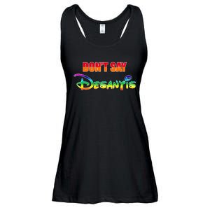 Dont Say Desantis Anti Florida Ladies Essential Flowy Tank