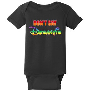 Dont Say Desantis Anti Florida Baby Bodysuit