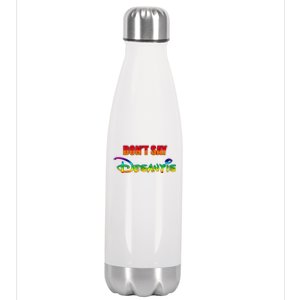 Dont Say Desantis Anti Florida Stainless Steel Insulated Water Bottle